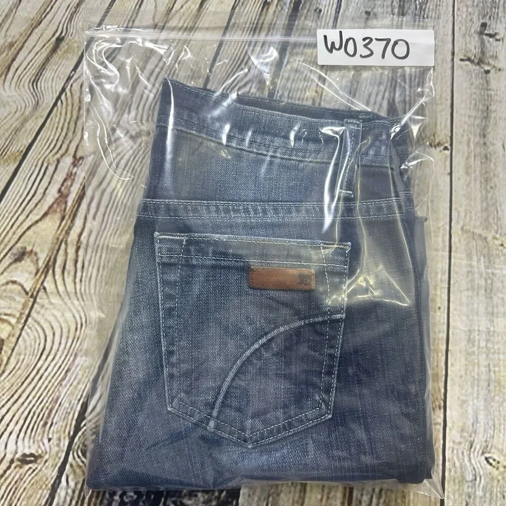 Joe’s Jeans Women’s 26 Blue Socialite Cropped Raw‎ Hem Denim Pants Cowboy